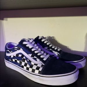 Checker Flame Old Skool Vans Men’s size 11.5
